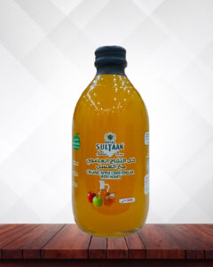 خل التفاح العضوي مع العسل